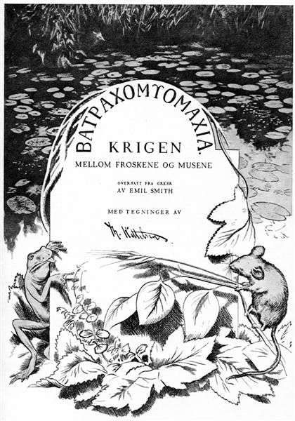 Krigen Mellom Froskene Og Musene 01, 1885 - Theodor Severin Kittelsen