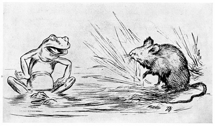 Krigen Mellom Froskene Og Musene 02, 1885 - Theodor Severin Kittelsen