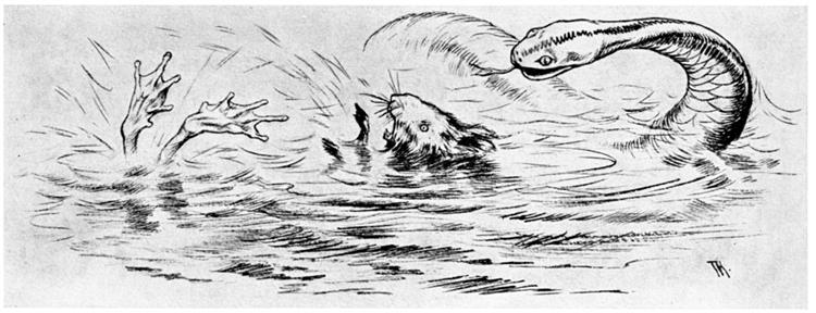 Krigen Mellom Froskene Og Musene 05, 1885 - Theodor Severin Kittelsen
