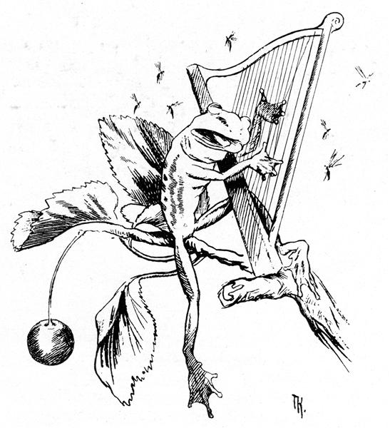 Krigen Mellom Froskene Og Musene 14, 1885 - Theodor Kittelsen