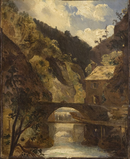 Water Mill, Thiers, c.1830 - 泰奧多爾·盧梭