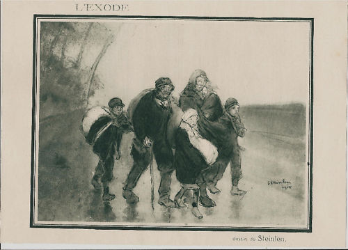 L'Exode, 1915 - Theophile Steinlen