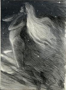 La Fee Aux Cheveux D'Or, 1897 - Theophile Steinlen