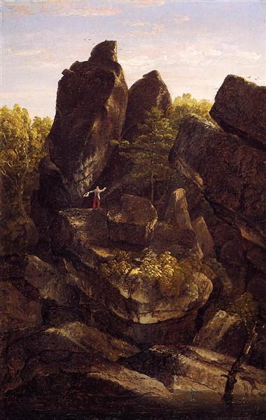 A Rocky Glen (In the Shawangunks), 1846 - Thomas Cole
