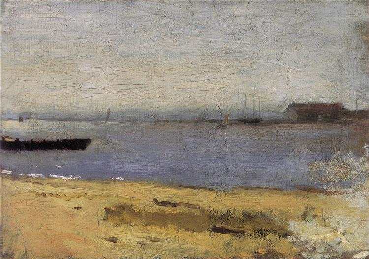 Delaware River Scene, c.1881 - Thomas Eakins