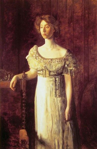 Portrait of Miss Helen Parker, 1908 - 湯姆·艾金斯