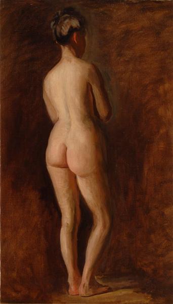 Standing Female Nude, 1908 - 湯姆·艾金斯