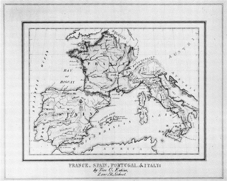 The map - Thomas Eakins