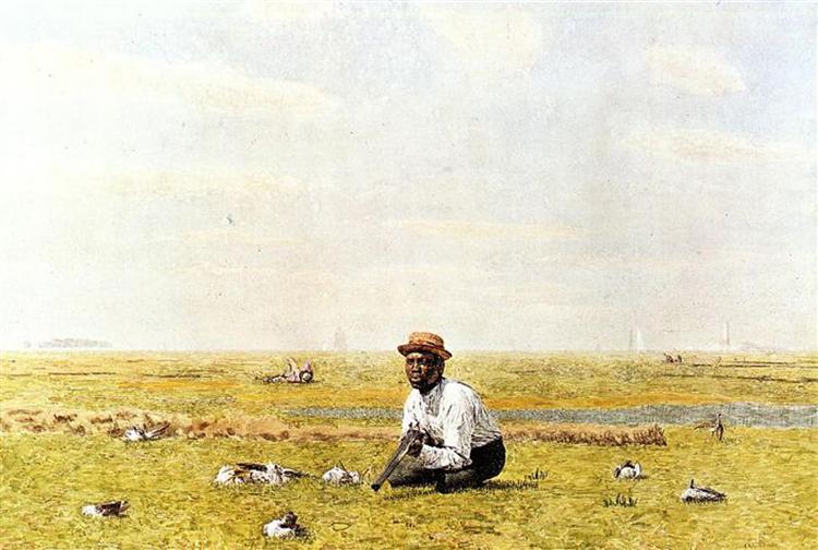 Whistling for Plover, 1874 - Томас Ікінс