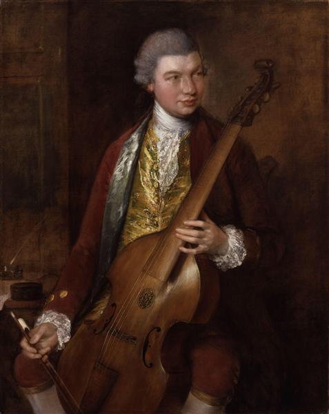 Carl Friedrich Abel - Thomas Gainsborough