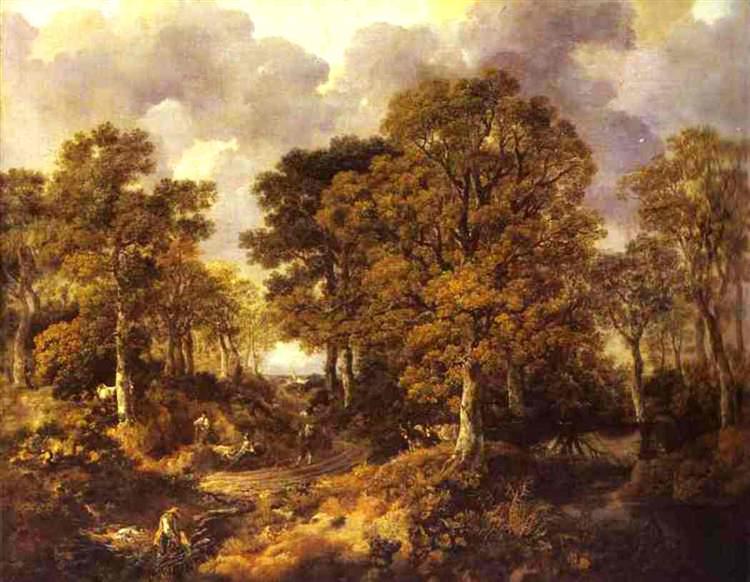 Forest (Cornard Wood), c.1746 - c.1747 - Томас Гейнсборо