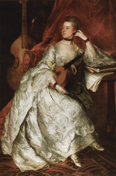 Portrait of Ann Ford (later Mrs. Philip Thicknesse), 1760 - Томас Гейнсборо