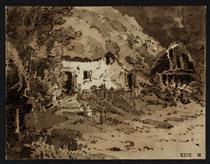 A Thatched Cottage among Trees - Thomas Girtin