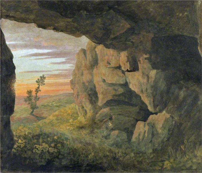 A Cavern near Saint Agnese without the Porta Pia, 1778 - Thomas Jones