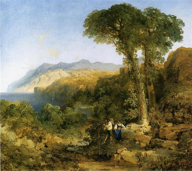 Amalfi Coast, 1868 - Томас Моран