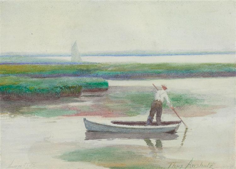 Maré Baixa, 1897 - Thomas Pollock Anshutz