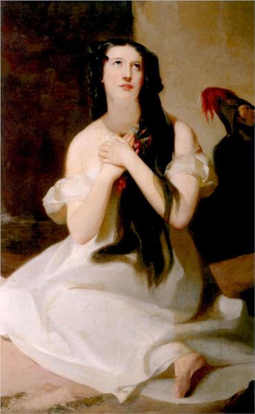 Mary Ann Paton Wood in the Role of Amina in La Sonnambula, 1841 - Thomas Sully