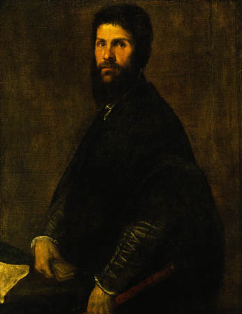 Man Holding a Flute, c.1560 - 1565 - Ticiano Vecellio