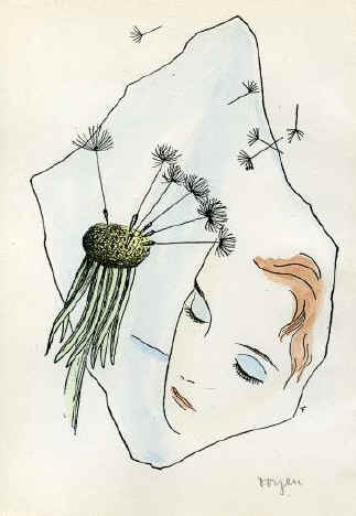 A Girl with the Dandelion - Toyen