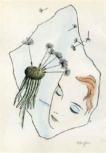 A Girl with the Dandelion - Toyen