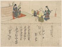 Cherry blossom viewing during the Genroku period - Тойота Хоккей
