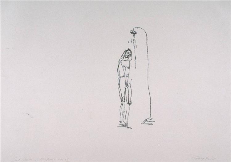 Sad Shower in New York, 1995 - Tracey Emin