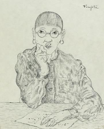 Self-Portrait - Tsuguharu Foujita