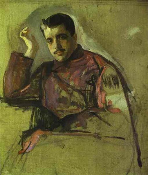 Portrait of Sergei Diaghilev, 1904 - Valentin Serov
