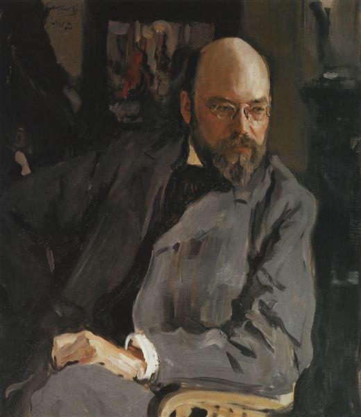 Portrait of the Artist I.S. Ostroukhov, 1902 - Valentin Serov