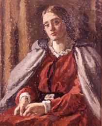 The Red Dress - Vanessa Bell