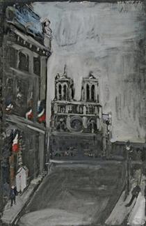 Notre-Dame in Paris - Varlin