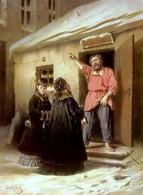 Caretaker-Letting-an-Apartment-to-a-Lady - Vasily Perov
