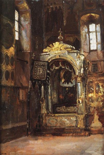 Cathedral of the Assumption. Racah of Metropolitan Jonah., 1877 - Vassili Polenov
