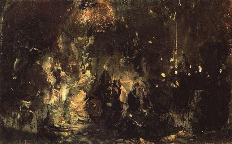 Feast of of the Prodigal Son, 1874 - Vasili Polénov