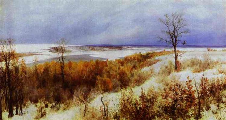 First Snow, 1891 - Wassili Dmitrijewitsch Polenow