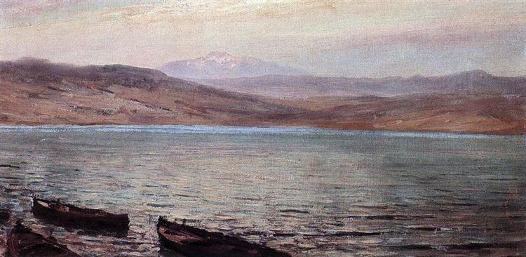 Tiberias (Gennesaret) lake, c.1881 - Vassili Polenov