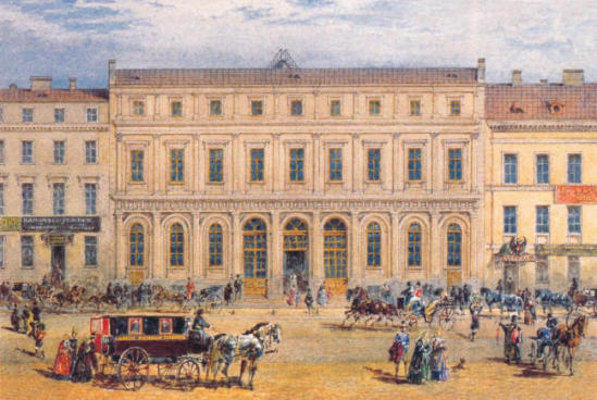 View of the Passazh department store in 1848, 1848 - Василий Садовников
