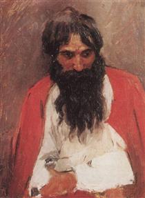 Blackbearded old man - Vasily Surikov