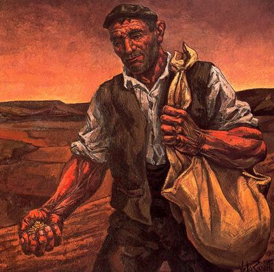 The Sower, c.1940 - Вела Дзанетти