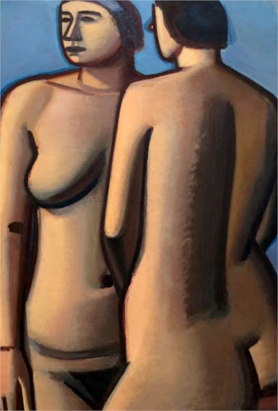 Two Female Nudes, 1927 - Vilhelm Lundstrom