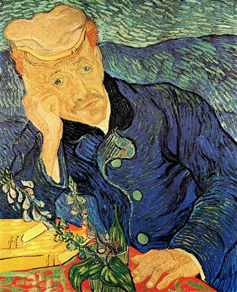 Dr. Paul Gachet, 1890 - Vincent van Gogh - WikiArt.org