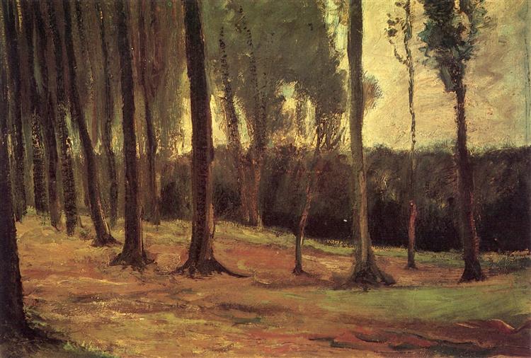Край лісу, 1882 - Вінсент Ван Гог