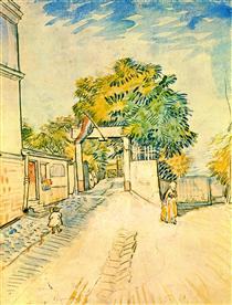 Entrance to the Moulin de la Galette - Vincent van Gogh