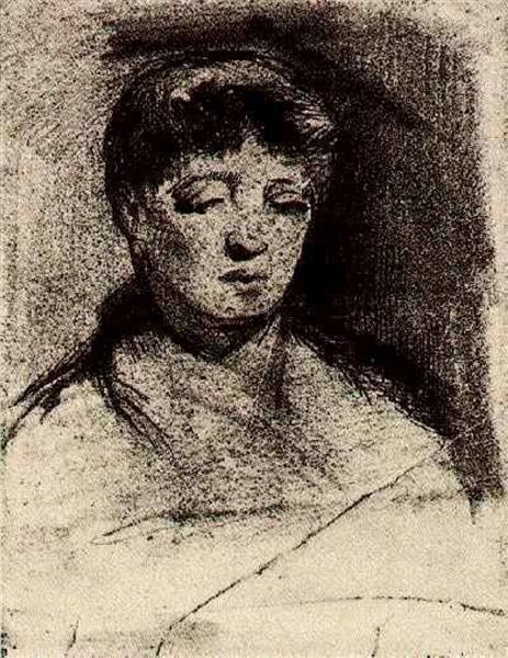 Head of a Woman, 1886 - Винсент Ван Гог
