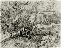Houses among Trees - Vincent van Gogh