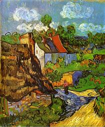 Houses in Auvers 2 - 梵谷