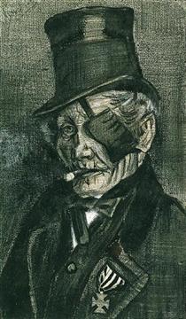 Orphan Man in Sunday Clothes with Eye Bandage - Vincent van Gogh