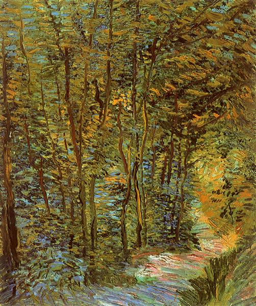 Path in the Woods, 1887 - Винсент Ван Гог