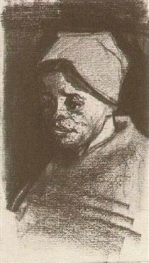Peasant Woman, Head - Винсент Ван Гог