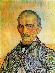 Portrait of Trabuc, an Attendant at Saint-Paul Hospital - Vincent van Gogh